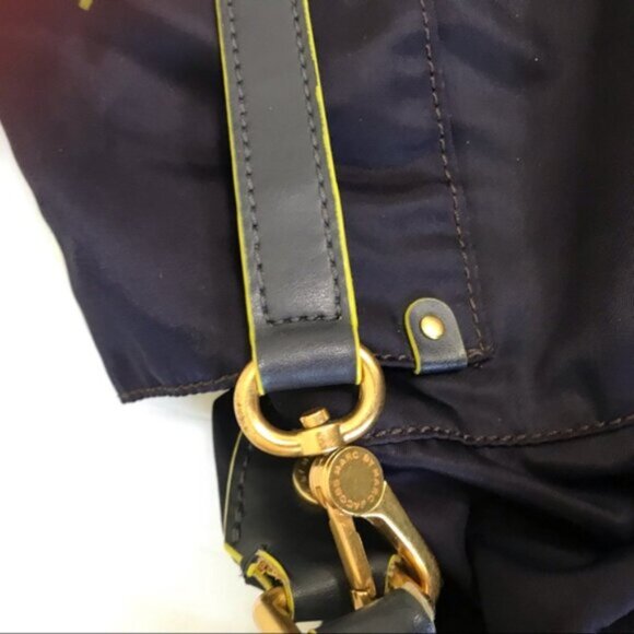 Marc Jacobs Preppy Natasha Nylon Convertible Crossbody Shoulder Hobo Pocket Logo - Picture 14 of 16
